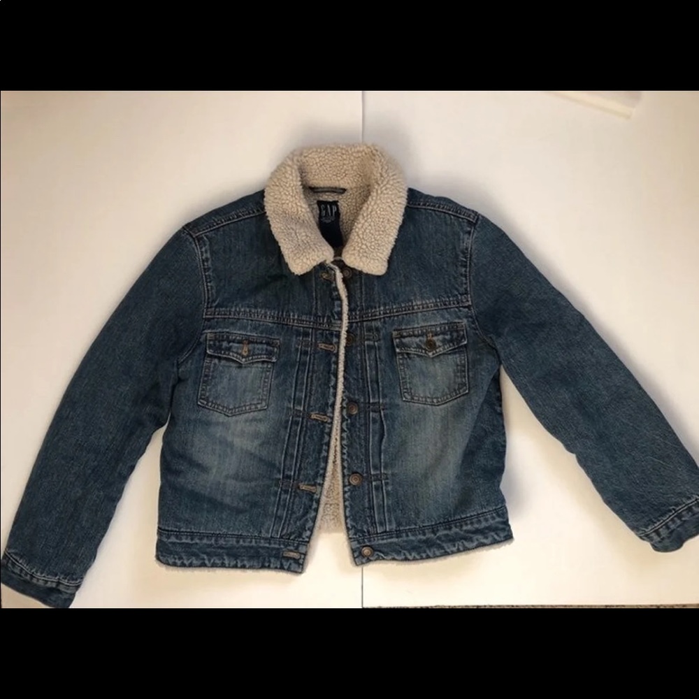 NWT Cap Sherpa jean jacket sz M
